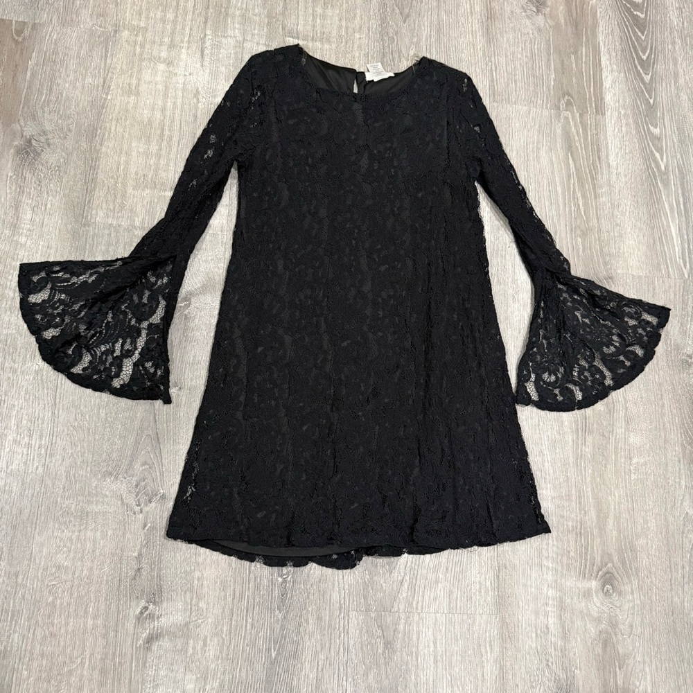 Altar'd State Midnight Lace Midi Dress